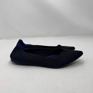 Rothy's The Point Black Knit Flats Womens Size 11 EU 41.5 US 11